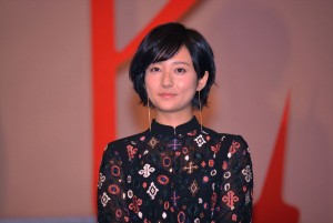 木村文乃、映画『火花』完成披露試写会に登壇