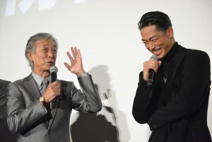 AKIRA＆岩城滉一、『HiGH＆LOW THE MOVIE 3／FINAL MISSION』初日舞台挨拶に登壇