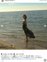 夏菜、“小麦色の肌”がまぶしい 沖縄でのカレンダー撮影を報告　※「夏菜」インスタグラム