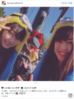 福原遥、ミニオン姿でUSJの休日を満喫　「かわいすぎか！」「誘ってやー」