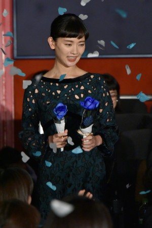 中村ゆり、『8年越しの花嫁 奇跡の実話』完成披露試写会に登壇