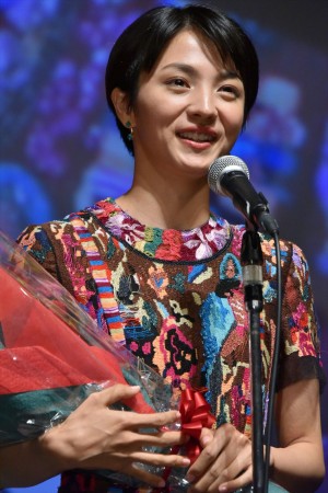 満島ひかり、「第9回TAMA映画賞授賞式」にて