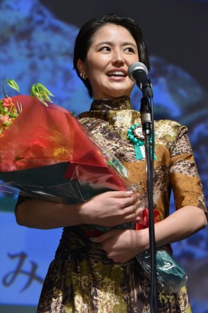 長澤まさみ、「第9回TAMA映画賞授賞式」にて