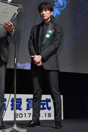 間宮祥太朗、「第9回TAMA映画賞授賞式」にて