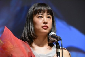 石橋静河、「第9回TAMA映画賞授賞式」にて