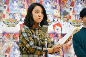 上白石萌音、『映画 妖怪ウォッチ シャドウサイド 鬼王の復活』公開アフレコにて