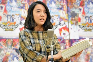 上白石萌音、『映画 妖怪ウォッチ シャドウサイド 鬼王の復活』公開アフレコにて