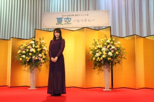 連続テレビ小説『夏空』で主演を務める広瀬すず