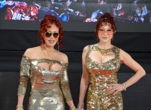 叶姉妹（叶恭子、叶美香）、映画『ジャスティス・リーグ』ジャパンプレミア（レッドカーペット）に登場