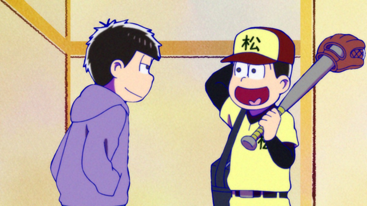 何か納得できない一松!? 『おそ松さん』第9話場面写真の中でひとり不穏な表情