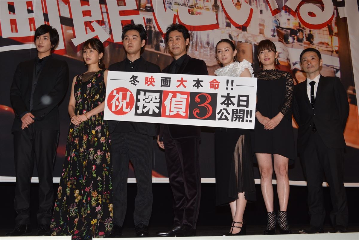 大泉洋、松田龍平に「嫌いですよ」と爆弾発言!?『探偵はBARにいる3』初日舞台挨拶