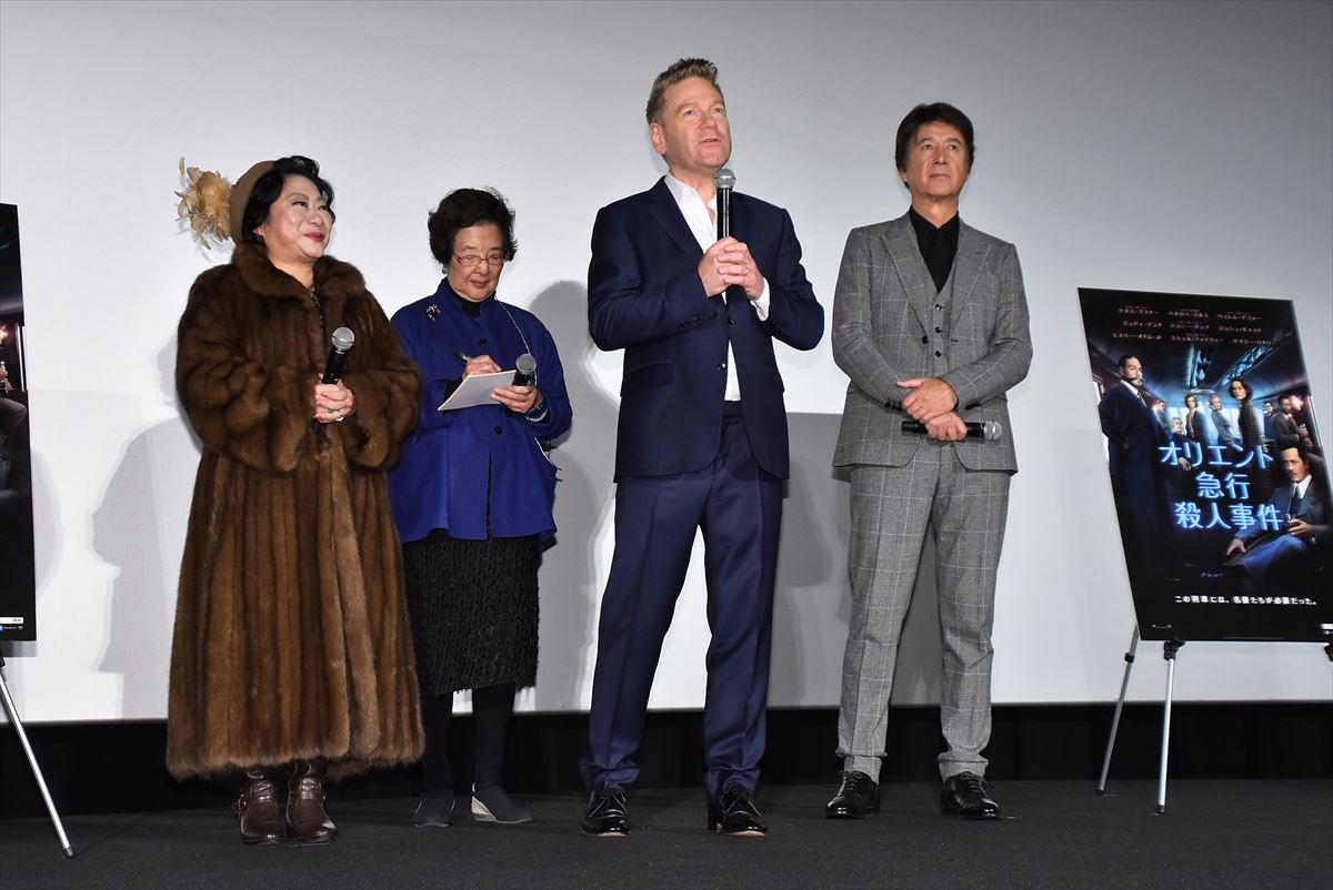 ケネス・ブラナー、2年ぶり来日　草刈正雄の吹き替え賞賛「パーフェクト」