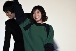 松岡茉優、『勝手にふるえてろ』特別上映会舞台挨拶に登壇