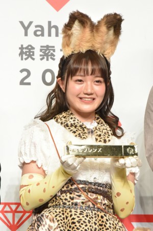 尾崎由香、国民が選んだ賞「Yahoo！検索大賞2017」発表会に登壇