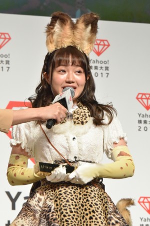 尾崎由香、国民が選んだ賞「Yahoo！検索大賞2017」発表会に登壇