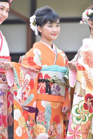 井頭愛海、2018年オスカープロモーション晴れ着撮影会に登場