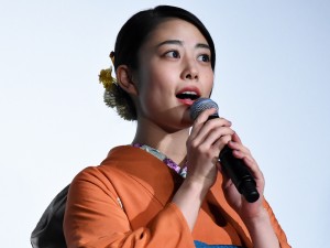 映画『DESTINY 鎌倉ものがたり』初日舞台挨拶に出席した高畑充希