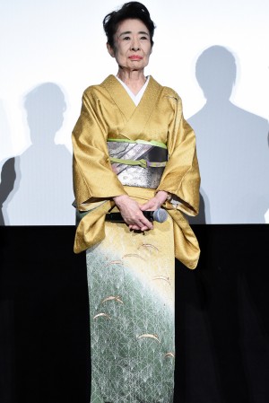 映画『DESTINY 鎌倉ものがたり』初日舞台挨拶に出席した中村玉緒