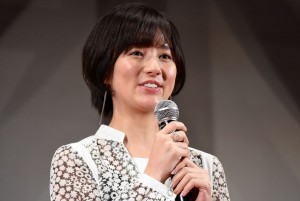木村文乃、『羊の木』完成披露試写会に登壇