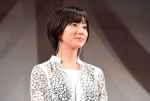 木村文乃、『羊の木』完成披露試写会に登壇