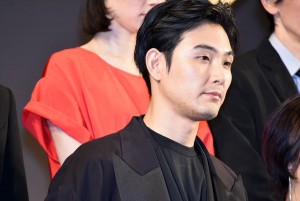 松田龍平、『羊の木』完成披露試写会に登壇