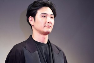松田龍平、『羊の木』完成披露試写会に登壇