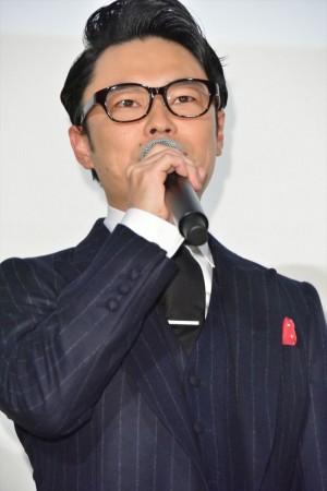 映画『8年越しの花嫁　奇跡の実話』初日舞台挨拶に出席した浜野謙太