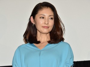 『花筐／HANAGATAMI』初日舞台挨拶に出席した常盤貴子