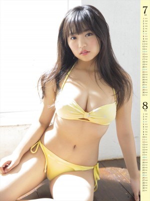 大原優乃2018年カレンダーより