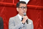 『嘘八百』完成披露試写会に登壇した中井貴一