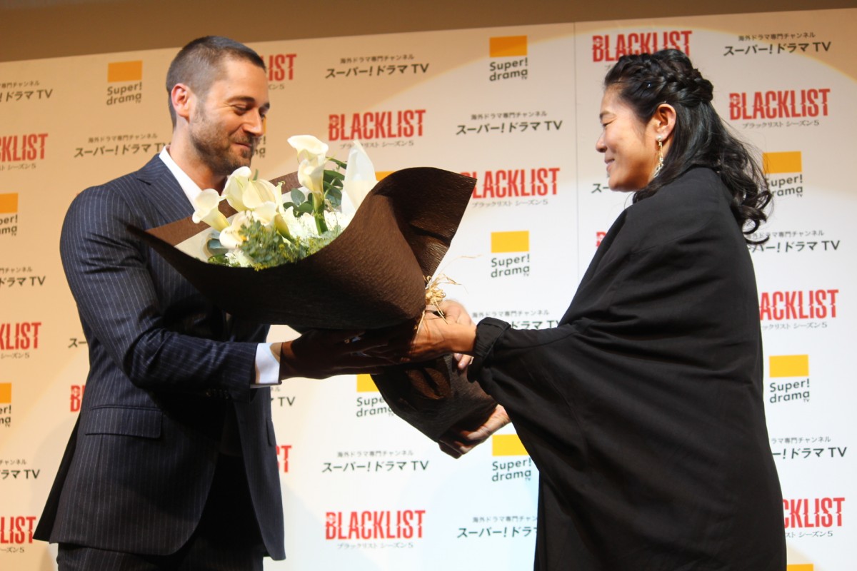 『ブラックリスト』R・エッゴールド来日！澤穂希、作品の魅力に「ドキドキワクワク」