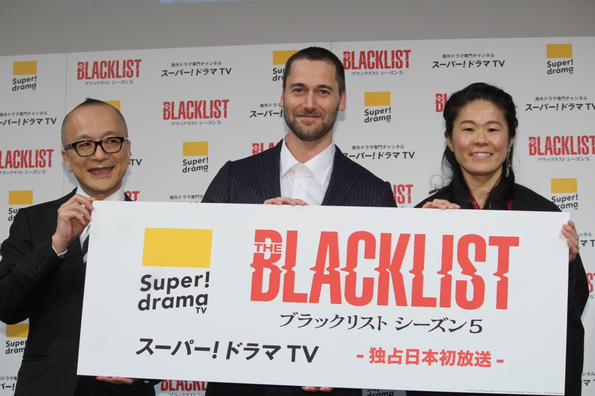 『ブラックリスト』R・エッゴールド来日！澤穂希、作品の魅力に「ドキドキワクワク」