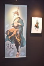 『煉獄に笑う ～舞台×原作～展』会場の様子