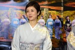 高岡早紀、プレミアムドラマ『平成細雪』試写会に登場