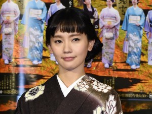 中村ゆり、プレミアムドラマ『平成細雪』試写会に登場