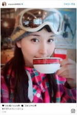 橋本マナミ、意外なスキーウェア姿披露に「私をスキーに連れてって！」の声