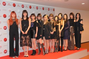 『第68回 NHK紅白歌合戦』のリハーサルに出席したE‐girls