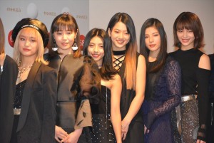 『第68回 NHK紅白歌合戦』のリハーサルに出席したE‐girls