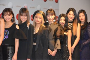 『第68回 NHK紅白歌合戦』のリハーサルに出席したE‐girls