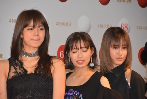 『第68回 NHK紅白歌合戦』のリハーサルに出席したE‐girls