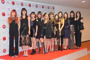 『第68回 NHK紅白歌合戦』のリハーサルに出席したE‐girls