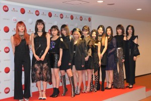 『第68回 NHK紅白歌合戦』のリハーサルに出席したE‐girls