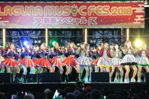 「LAGUNA MUSIC FES.2018 新春スペシャル」でライブを行ったSKE48