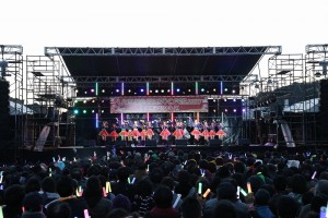「LAGUNA MUSIC FES.2018 新春スペシャル」でライブを行ったSKE48