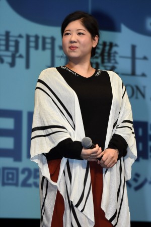 馬場園梓、日曜劇場『99．9‐刑事専門弁護士‐SEASONII』完成披露試写会＆舞台挨拶に登壇