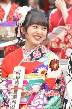 AKB48グループ 2018年新成人メンバー 成人式記念撮影会に参加した向井地美音