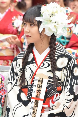 AKB48グループ 2018年新成人メンバー 成人式記念撮影会に参加した白間美瑠（NMB48）