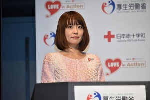 小林麻耶、平成30年「はたちの献血」キャンペーン 記者発表会に登場