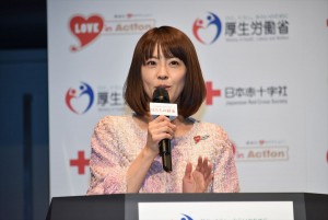 小林麻耶、平成30年「はたちの献血」キャンペーン 記者発表会に登場