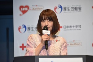 小林麻耶、平成30年「はたちの献血」キャンペーン 記者発表会に登場